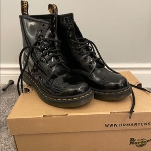 Dr Martens leather boots